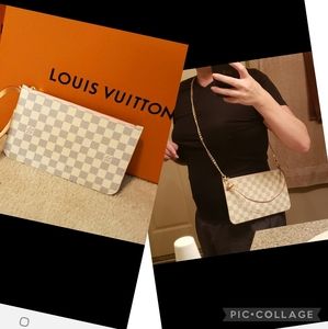 Louis Vuitton Pouchette MM w/chain